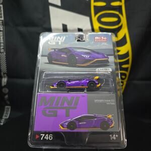 Mini GT 1/64 Lamborghini Huracán STO Viola Pasifae #746 MiJo